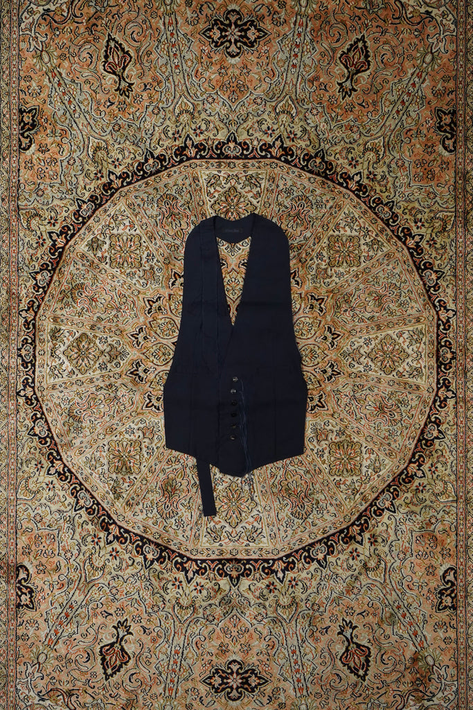 Nobuyuki Matsui(ノブユキマツイ)のwaist coat(NAVY)(ベスト)の通販