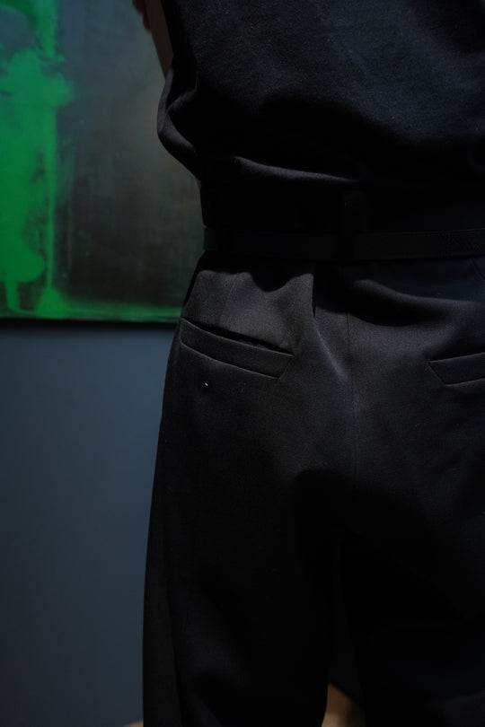パンツ Omar Afridi PANELLED WIDE SHORTS Omar Afridi(オマールアフリディ) のPANELLED WIDE SHORTS(BLACK