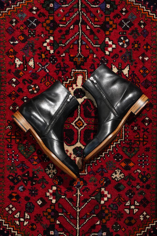 Nobuyuki Matsui(ノブユキ マツイ)のButton Boots(BLACK)(ブーツ