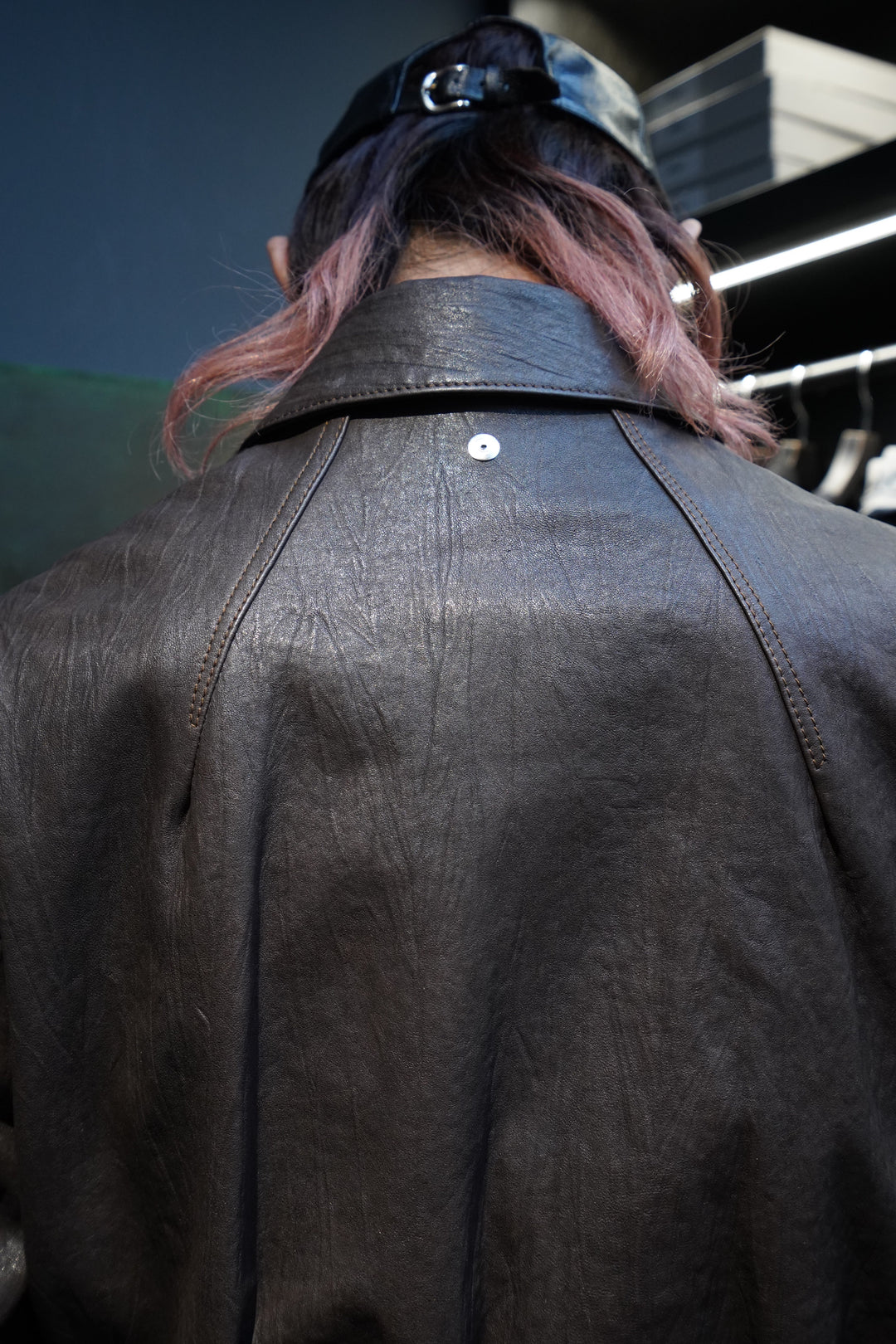 Omar Afridi(オマールアフリディ) のSHEEPSKIN A2 BLOUSON(BROWN