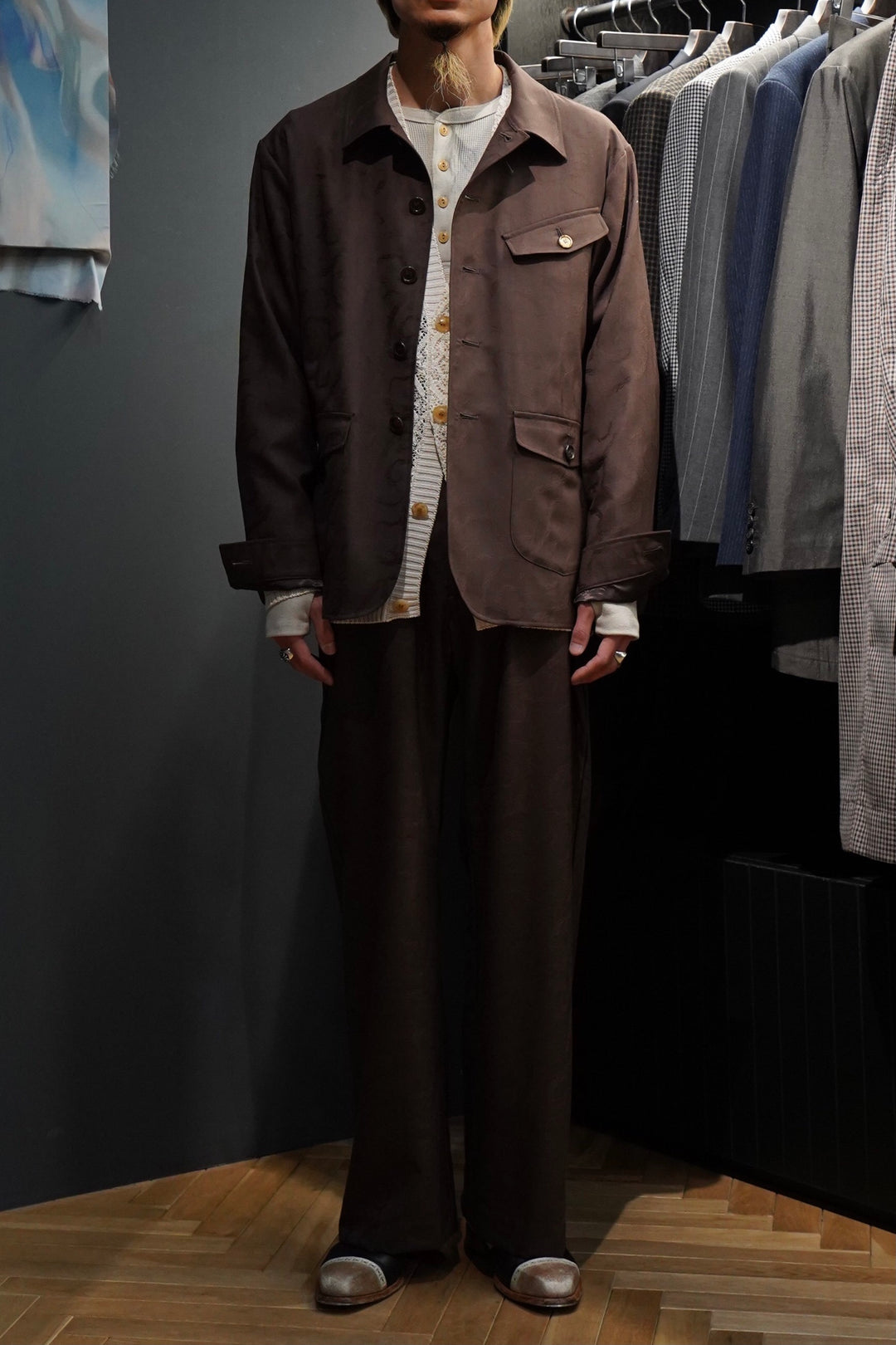 STEAF(スティーフ)のBEN ISM JACKET(BROWN)(ジャケット)の通販 