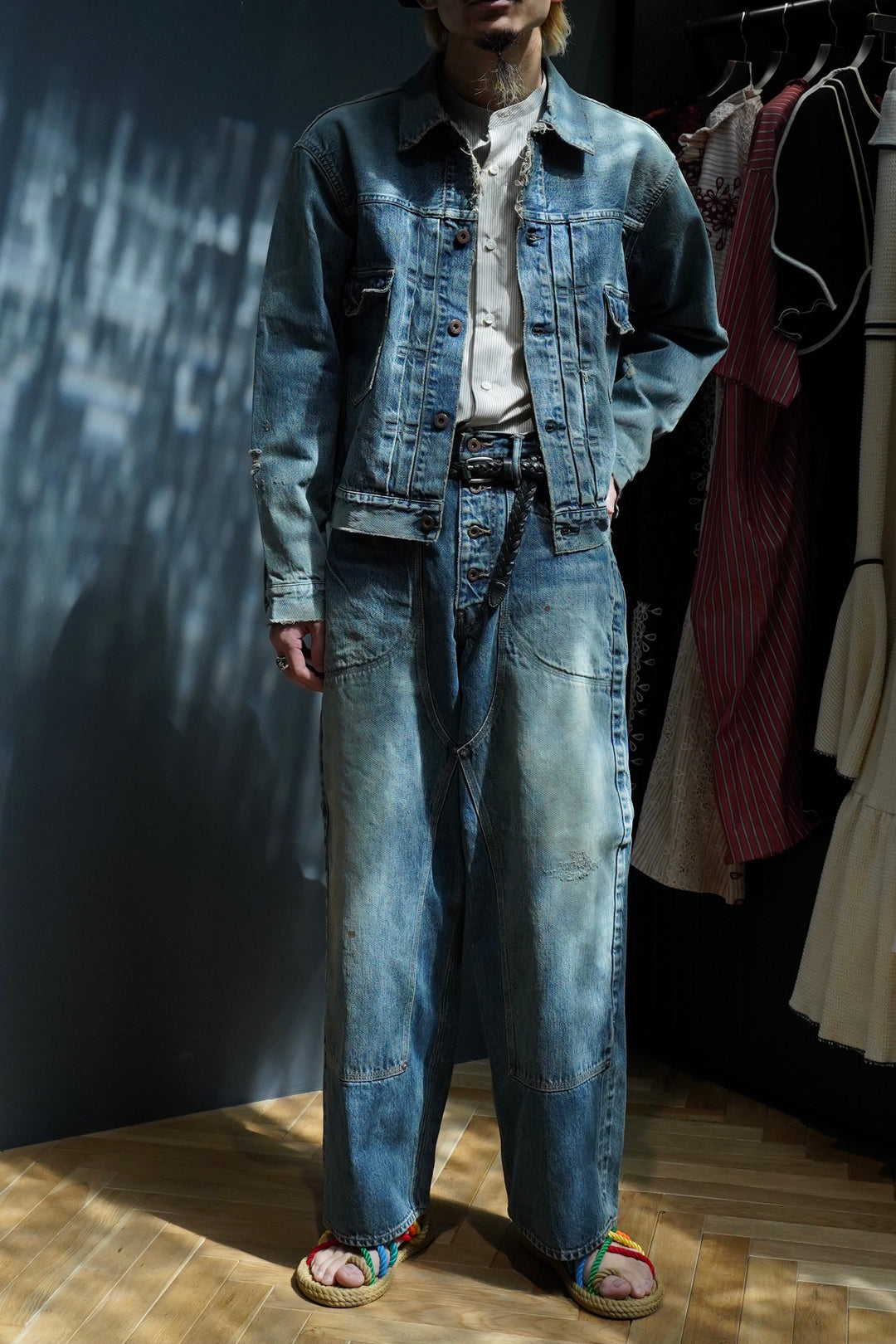 早い者勝ち UNUSED DENIME JACKET 値下 古着 - メルカリ