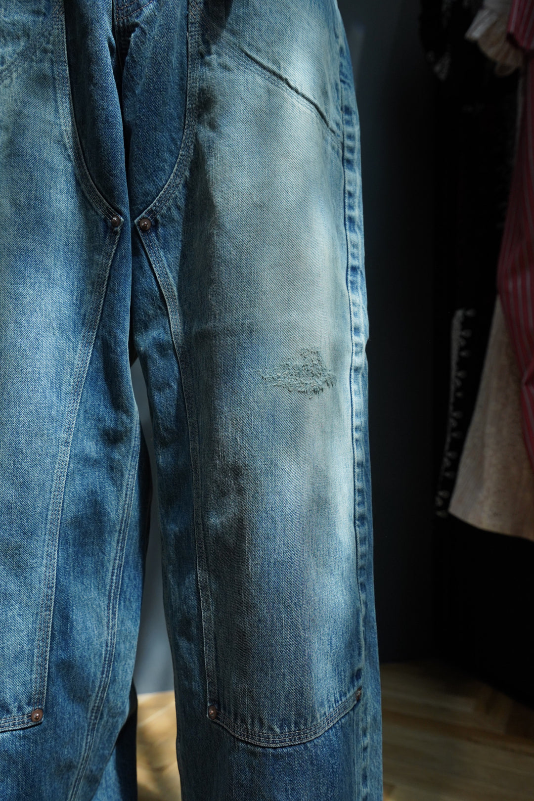 SUGARHILL（シュガーヒル）のFADED DOUBLE KNEE DENIM PANTS