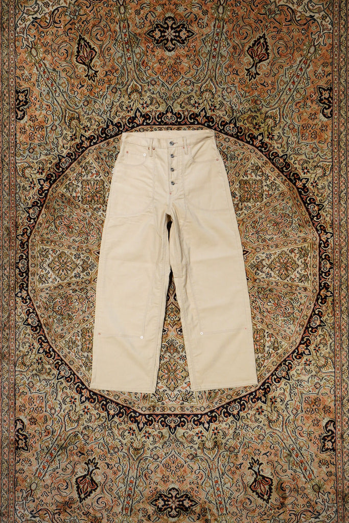 SUGARHILL(シュガーヒル)のCORDUROY DOUBLE KNEE DENIM PANTS(IVORY WHITE)(デニムパンツ)の通販  | CEDARWOOD オンラインショップ