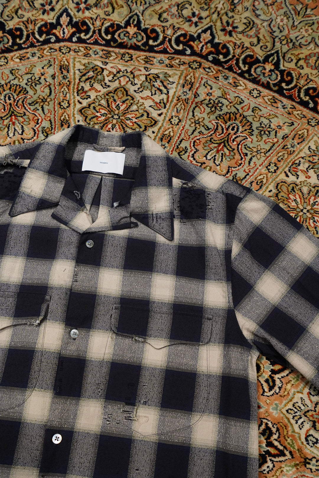 トップス SUGARHILL OMBRE CRASHED SHIRT OMBRE CRASHED SHIRT – SUGARHILL TOKYO