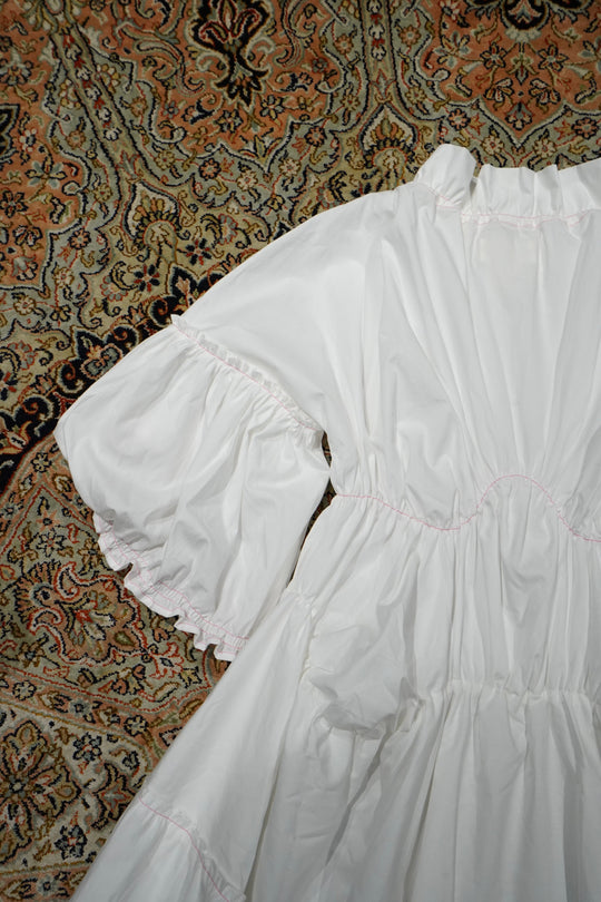 HOUGA's Locket Leisure Dress (WHITE) mail order | Cedarwood online