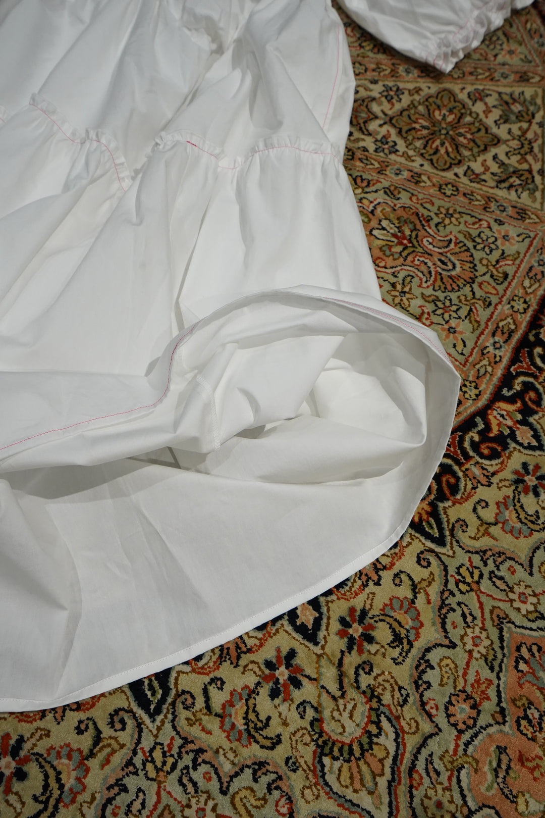 【美品】HOUGA locket leisure dress / ワンピース HOUGA(ホウガ)のlocket leisure dress(white)(ワンピース)の通販