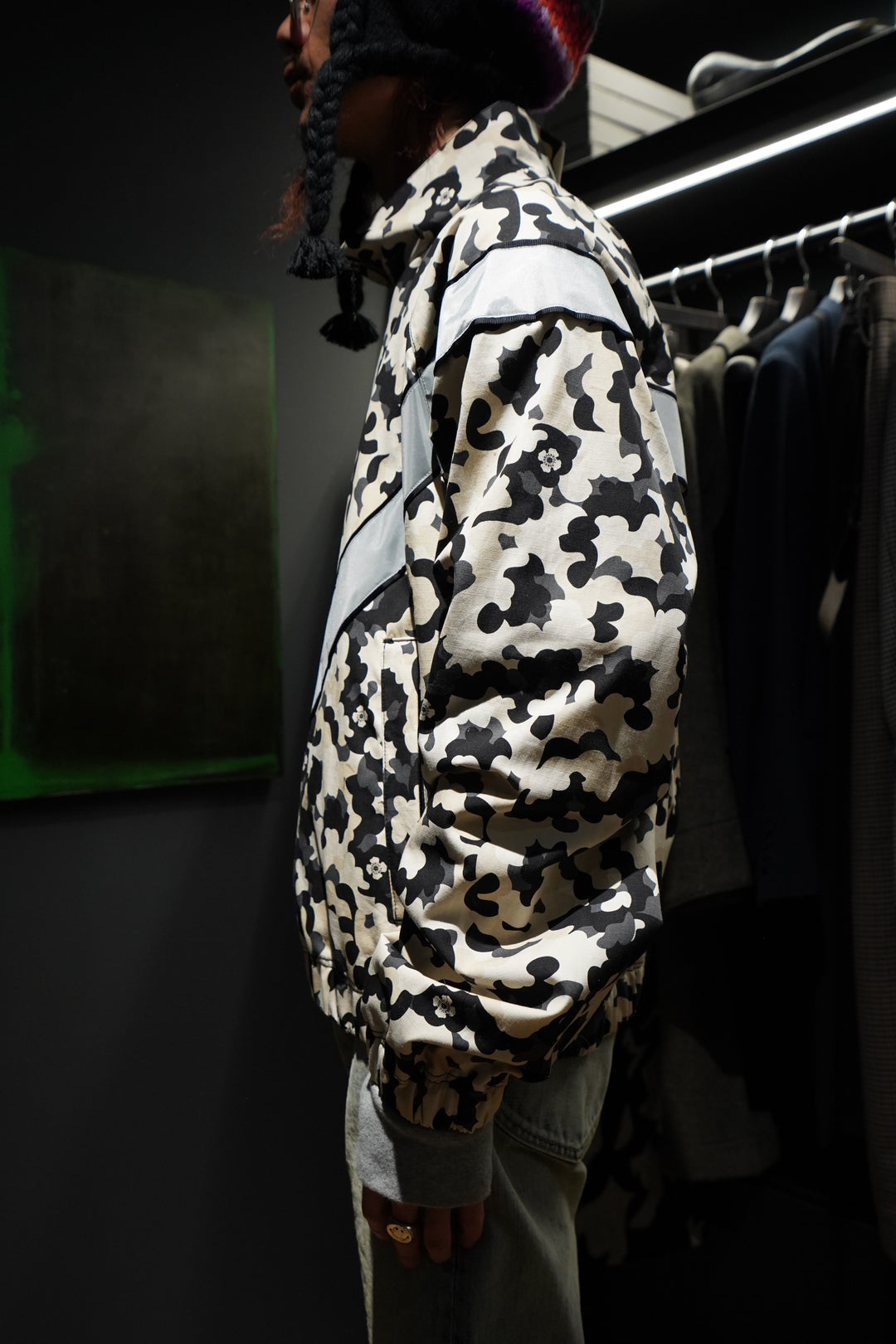 ジャケット・アウター SUGARHILL FLOWER CAMO IPFU BLOUSON Army Sugarhill (Sugar Hill) Flower CAMO IPFU BLOUSON (BEIGE CAMO